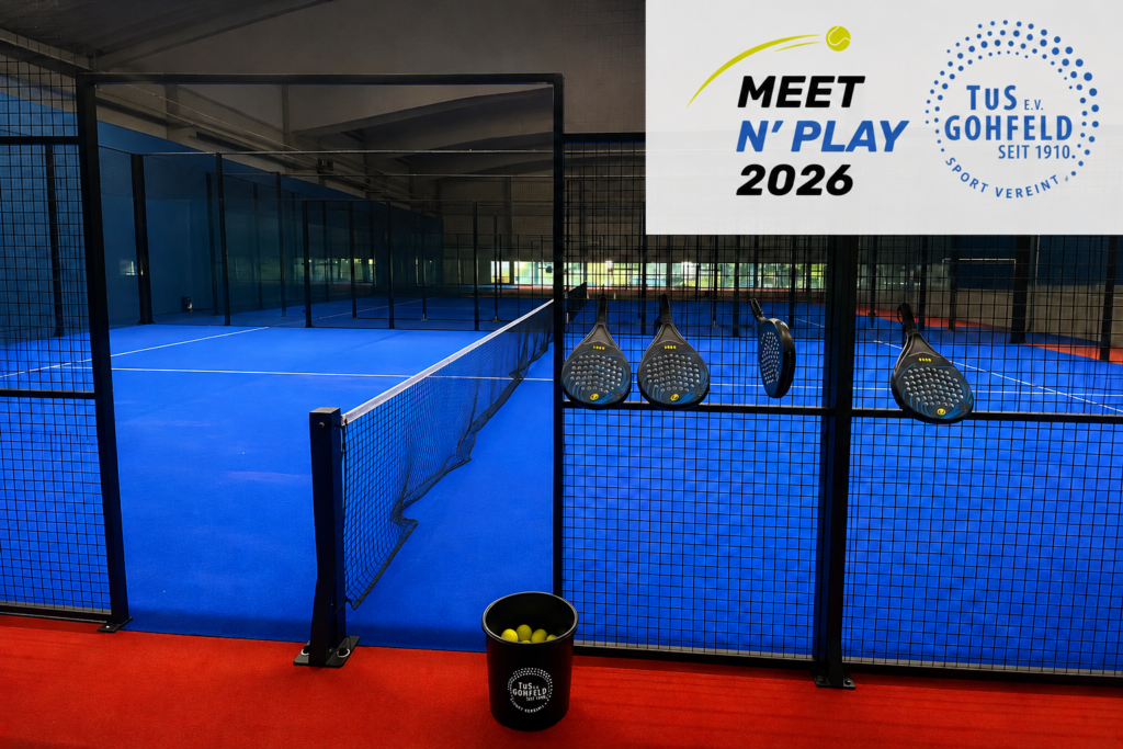 Padel-Court bei Next Level Courts in Löhne